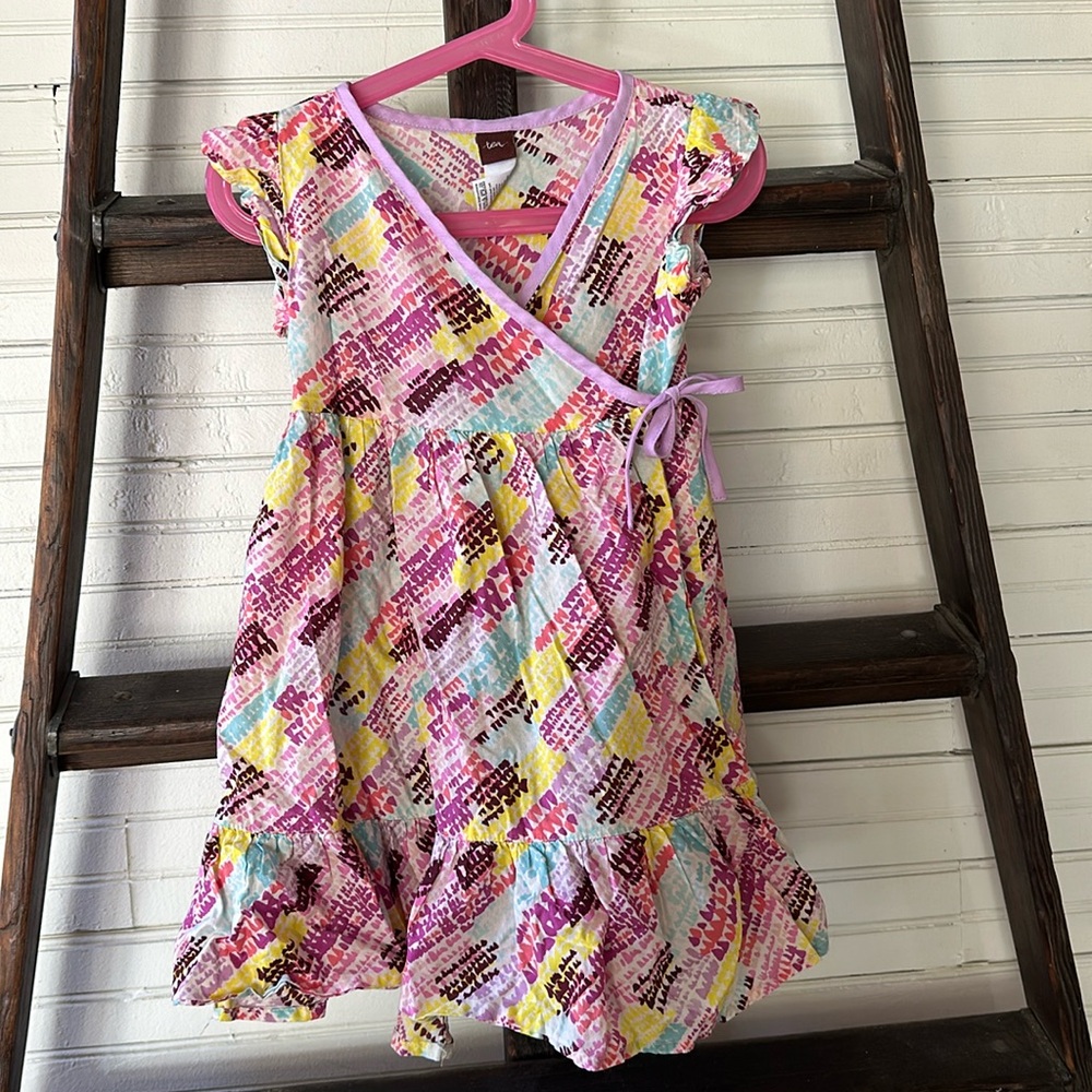 Little Girls Tea Collection Wrap Dress